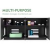 APRILSOUL Large and Tall Litter Box Enclosure, Modern Wooden Litter Box Furniture for XL Litterbox with Hidden Storage as Sideboard Cabinet - 4 of 4
