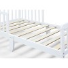 NicBex Modern Toddler Bed, Wooden Baby Bed Frame with 4 Side Guardrails and Slatted Deisgn for Boy and Girl - 4 of 4