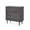 Modern Faux Wood 3 Drawer Dresser for Bedroom Storage-Christopher Knight Home - 2 of 4