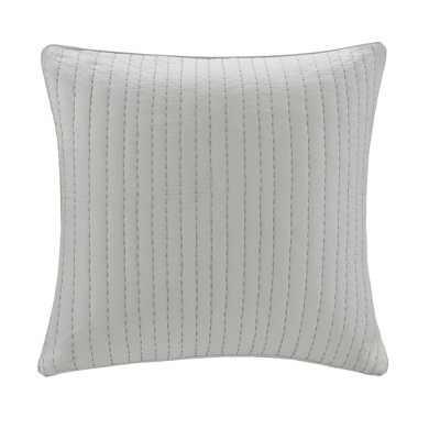 White Quilted Euro Pillow Sham