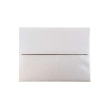 JAM Paper A2 Metallic Invitation Envelopes 4.375 x 5.75 Stardream Silver GCST609