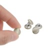 Unique Bargains Blouses Sweater Round Aluminum Cotton Fabric Cloth Covered Buttons 10 Pcs - 4 of 4