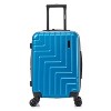 DUKAP Zahav Lightweight Hardside Carry On Spinner Suitcase - Teal - image 2 of 4