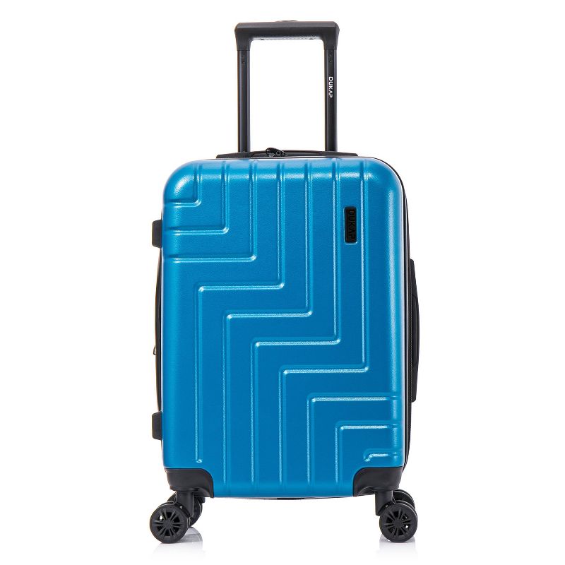 DUKAP Zahav Lightweight Hardside Carry On Spinner Suitcase - Teal, 3 of 18
