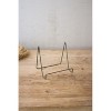 Wire Easel with Brass Finish Small 5"H Gunmetal Gray Decorative Display Stand, Set of 6 by Kalalou - 2 of 3