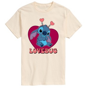 Men's - Lilo and Stitch - Lovebug Stitch Short Sleeve Graphic T-Shirt - 1 of 4