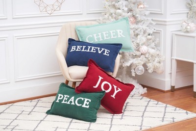 C&F Home Plaid Christmas Tree Applique Throw Pillow