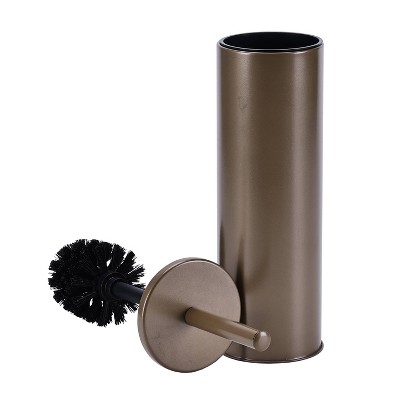 Toilet Brush Set - Toilet Bowl Set In Bronze - Toilet Cleaning With Lid And  Holder Bowl - Homeitusa : Target