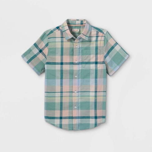 Quiksilver Boys Big Firefall Short Sleeve Woven Youth