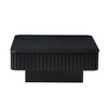 CAVINAS Modern Side Table Square Coffee Table with Sturdy Base, End Table for Living Room, Bedroom - 4 of 4