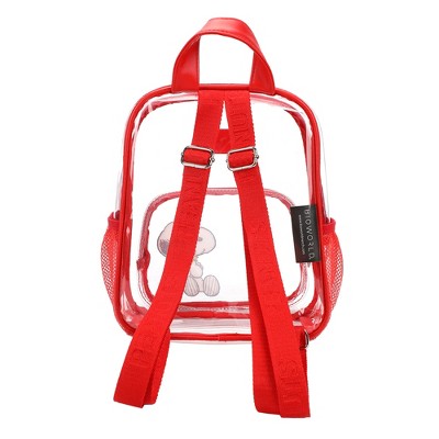 Peanuts Snoopy & Woodstock Clear 10" Adult Mini Backpack — фото 2