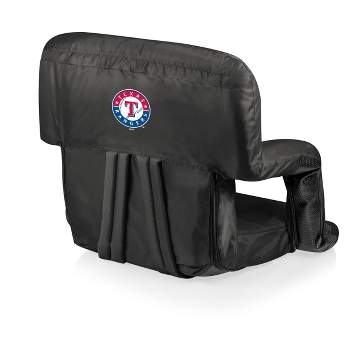 MLB Texas Rangers Ventura Portable Reclining Stadium Seat - Black
