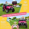 JOYRACER 24V 2-Seater Ride-On Toys Truck for Kids, 4×200W Motors, Electric Toys Car w/ 4 Wheels Spring Suspension, 3 Speeds, LED, Bluetooth Music - 4 of 4
