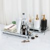 Artloge Luxury Silver Sparkle Mirrored Wall Shelf Floating Glass Shelf  Wall Trophy Holder Art Showcase Shelf with Crushed Diamond for Home Decor - 2 of 4