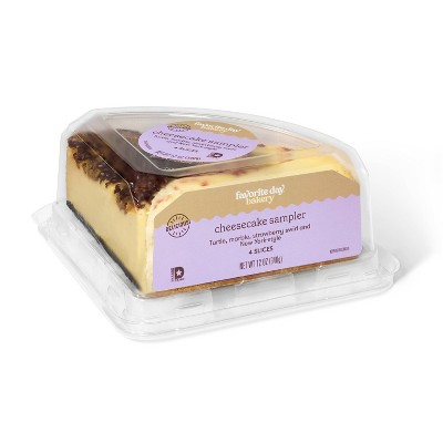 Cheesecake Sampler Slices - 12oz/4ct - Favorite Day™