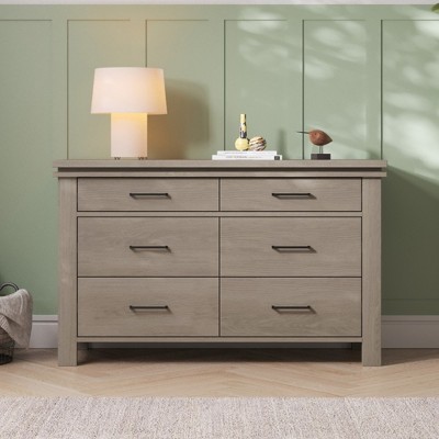 Child Craft Denman Crib, Dresser, Chest, and Nightstand 4-Piece Nursery Set, Grows with Your Baby