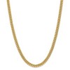 Black Bow Jewelry Men's 6mm 14k Yellow Gold Hollow Cuban Curb Chain Necklace - 3 of 4