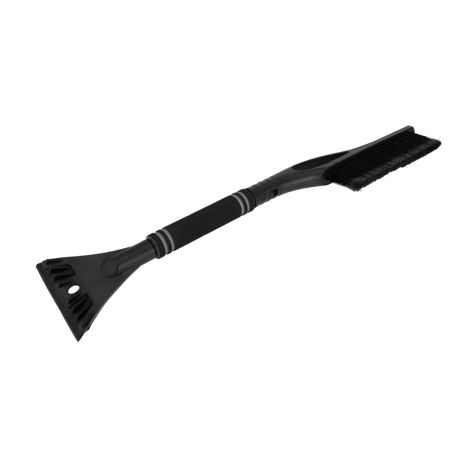 Unique Bargains Universal Car Ice Scraper Brush with Broom SUV Snow Frost Remover for Car Truck Plastic Black