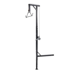 VEVOR Truck Hitch Game Hoist, 400 lbs Load Capacity, Hunting Deer Hoist with 2-inch Receiver, 360-Degree Swivel Shaft & Adjustable Height, Black - 1 of 4