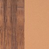 Flash Furniture Juno Rustic Wall Mount Linen Board with Wood Push Pins, for Home, School or Business - 3 of 4