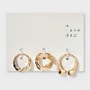Linked Ring Set 3pc - A New Day™ Gold 8/9/10: Nickel-Free Metal, Stacking & Statement Styles - 2 of 3