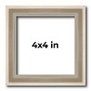 PosterPalooza | Square Classic Modern Silver Picture Frame - UV Acrylic, Foam Board Backing, Hanging Hardware - 2 of 4
