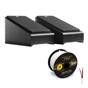 Polk Audio Signature Elite ES90 Dolby Atmos Height Module Pair with 14 Gauge Speaker Wire - 50 Feet (Black) - 1 of 4