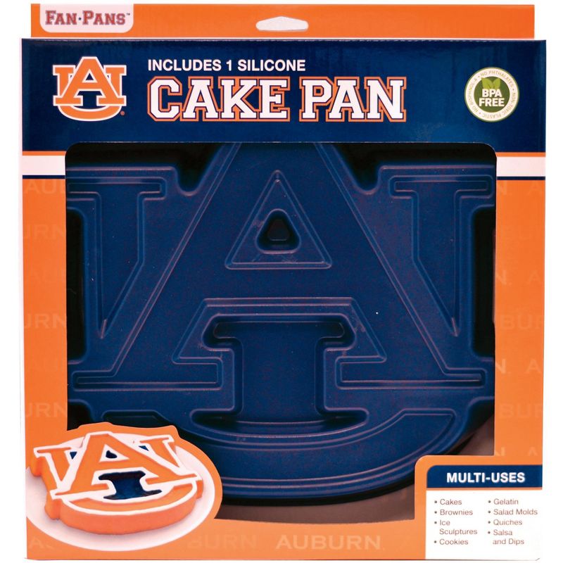 MasterPieces FanPans NCAA Auburn Tigers Team Logo Silicone Cake Pan, 1 of 5