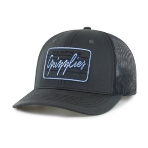 NBA Memphis Grizzlies Coal Trucker Hat: Adjustable Snapback, Team Logo Mesh Design - 1 of 2