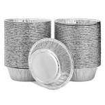 100 Pack Juvale Mini Disposable Pie Tins for Small Business, Restaurants, Cafes, 5 Inches
