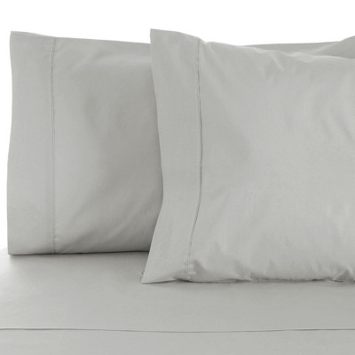 Premium Cotton 530 Thread Count Solid Pillowcase Set of 2 by Blue Nile Mills