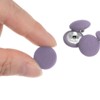 Unique Bargains Suit Dress Blouse Aluminum Fabric Cloth Covered Sewing Buttons 30 Pcs - 4 of 4