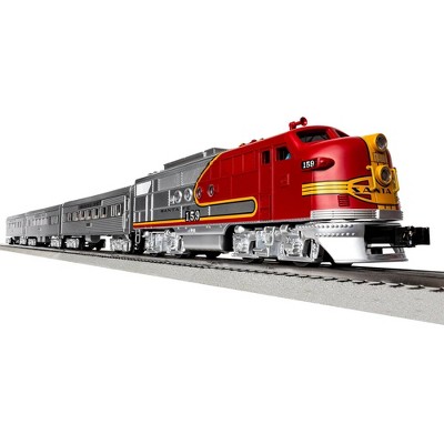 lionel santa fe super chief lionchief set with bluetooth