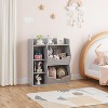 Whizmax 3-Tier Kids Bookshelf - Double-Sided Toy Organizer with 5 Compartments, for Toys & Books in Bedroom, Living Room, Kindergarten - 3 of 4