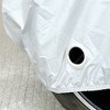 Unique Bargains 190T Black Silver Tone Motorcycle Cover Outdoor Waterproof Rain Protector - 4 of 4