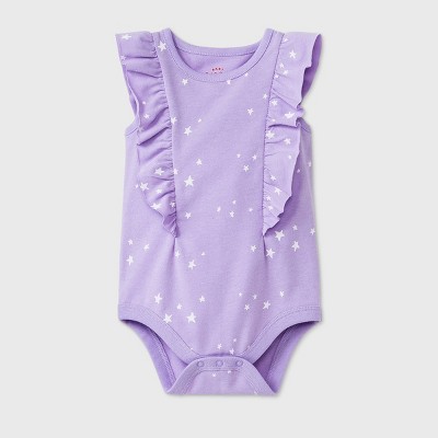 purple baby bodysuit