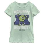 Girl's Monsters Inc Cartoon Mike T-Shirt