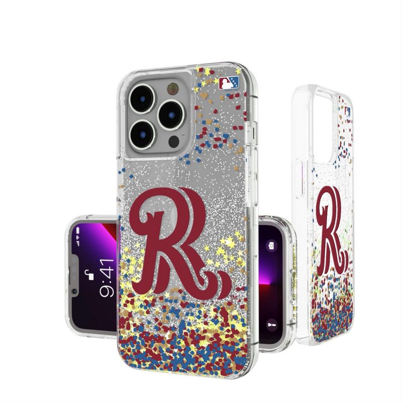 Keyscaper Frisco RoughRiders Confetti Glitter Phone Case, 1 of 2