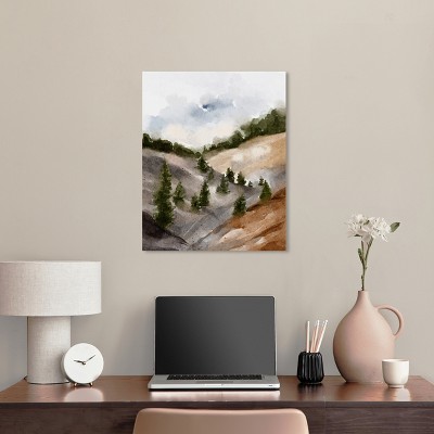 Art Remedy Landscape Canvas Wall Art in Earth Tones, 20" x 24"