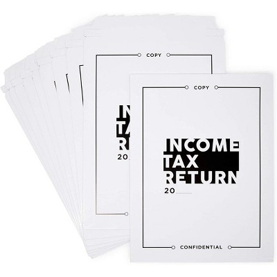 Stockroom Plus 50-Pack White Cardboard Rigid Mailing Envelopes, Tax Return Stay Flat Mailers 9.5 x 12.5 In