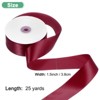 Unique Bargains Durable Satin Smooth Colorfast Fabric Ribbons 50 Yards 1.5 Inch 1 Pc - 3 of 4