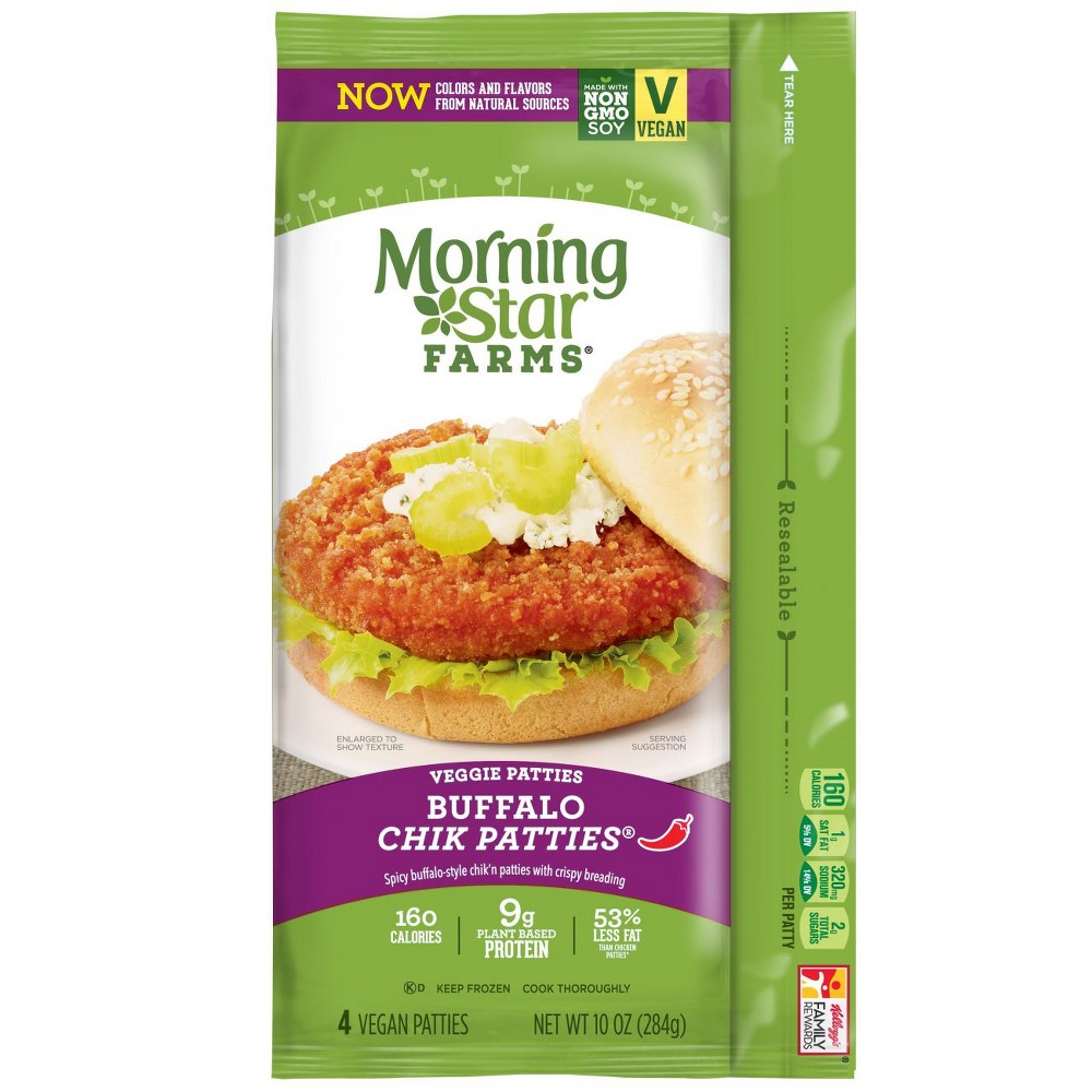 UPC 028989101044 - MorningStar Farms Buffalo Frozen Chik Veggie Patties ...