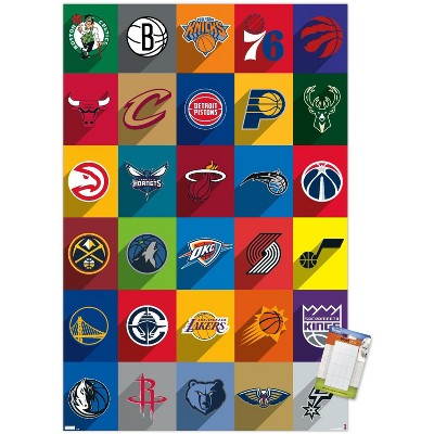 Trends International NBA League - Logos 24 Unframed Wall Poster Prints