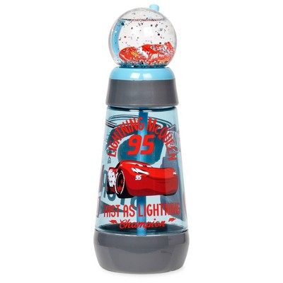 Disney Cars 10.8oz Plastic Globe Tumbler with Straw