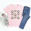 The Juniper Shop Soccer Ball Bows Stacked Youth Short Sleeve Tee - 3 of 4