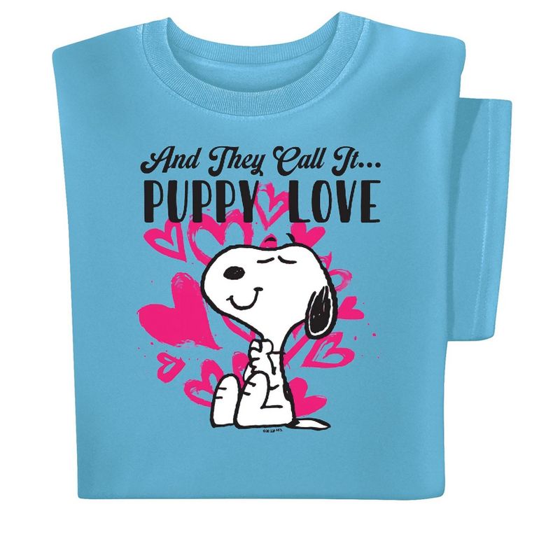 Collections Etc Snoopy Puppy Love  T-shirt, 3 of 5