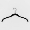 10pk Shirt Flocked Hangers White - Brightroom™