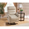 Faux Leather Power Reclining Lift Chair with Memory Foam Cushioning - 2 of 4