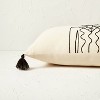 Oversized Oblong Embroidered Decorative Throw Pillow Natural/Black - Opalhouse™ designed with Jungalow™ - image 3 of 4