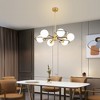 POWLIG 6 - Light Dimmable Linear Chandelier - 2 of 4